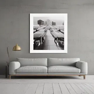 mockup wall art
