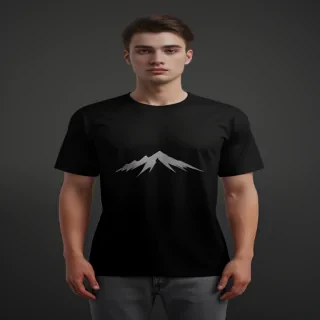 black shirt mockup