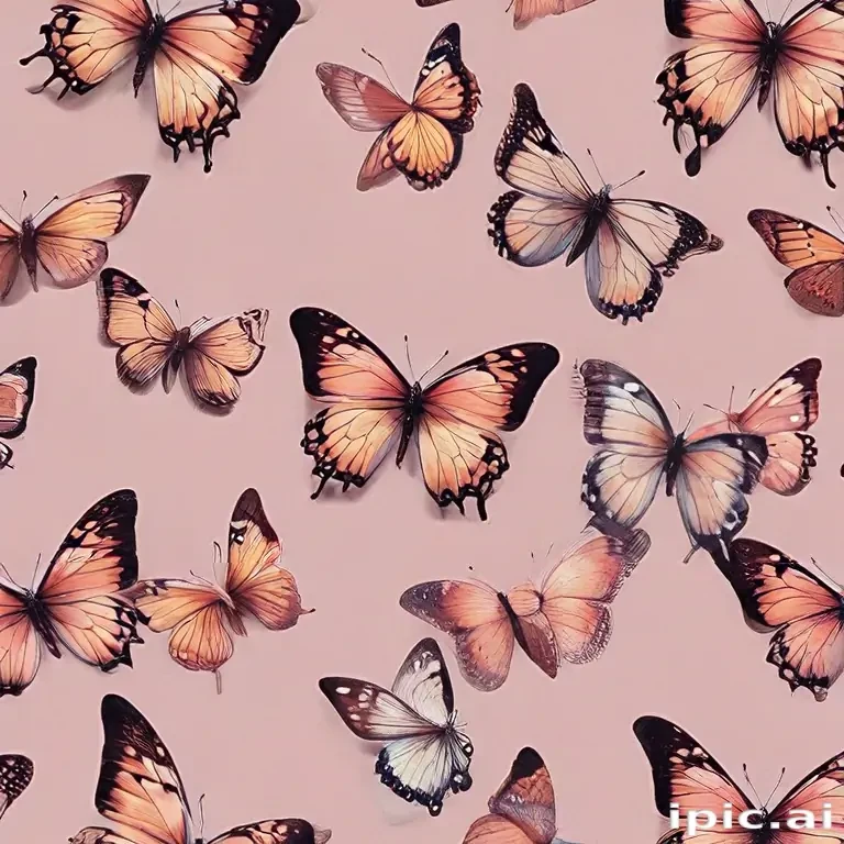aesthetic butterfly wallpaper