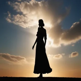 silhouette people png