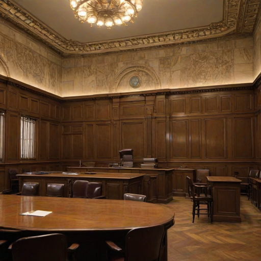 court room background