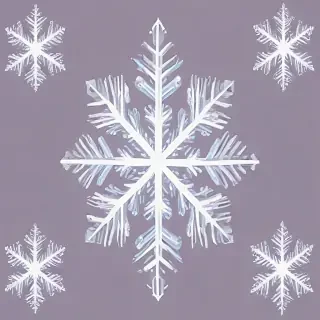 snowflake clipart with transparent background