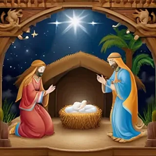 free nativity scene background images