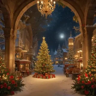 vintage merry christmas
