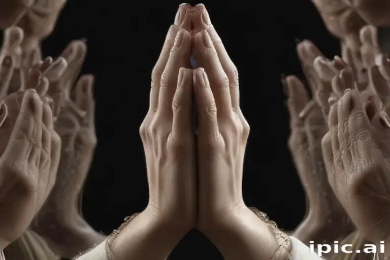 praying hands transparent background