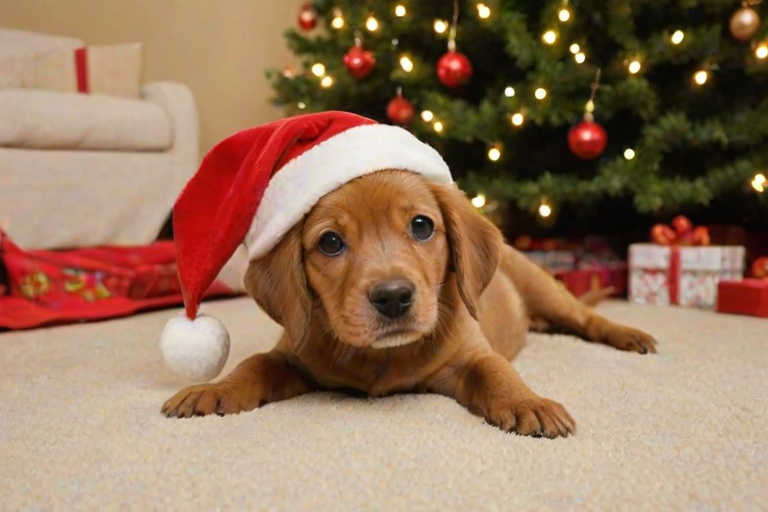 christmas dog pics