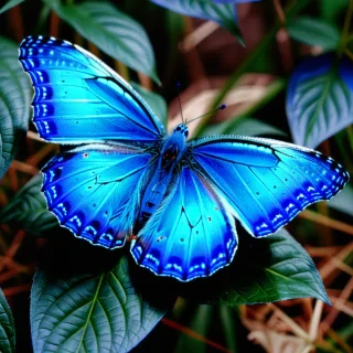 blue butterfly