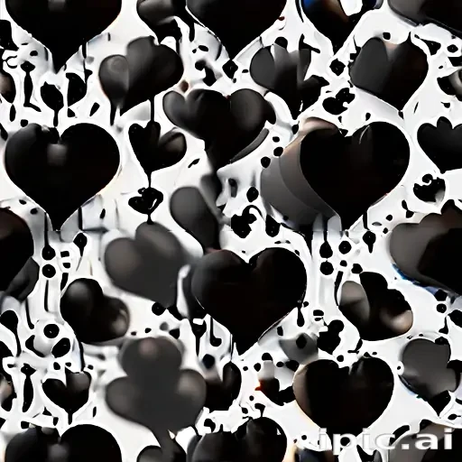 wallpaper black heart