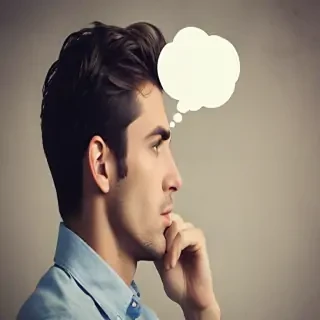 thinking person
