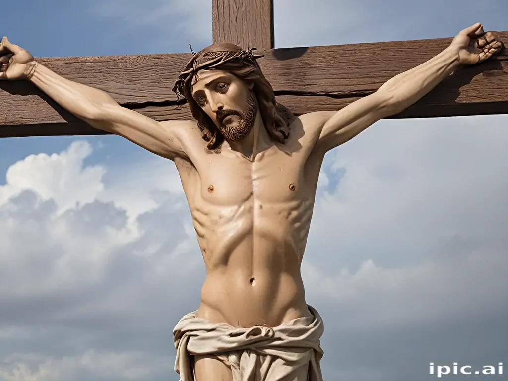 image of jesus on the cross