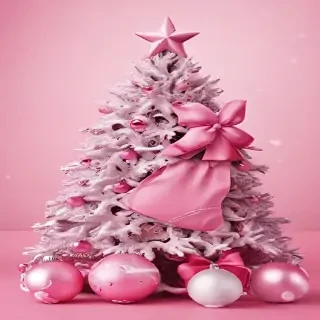 cute pink christmas wallpaper