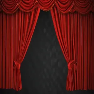 red curtain png