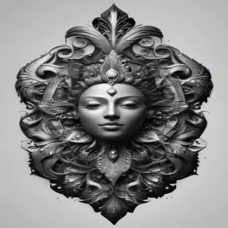 black and white png