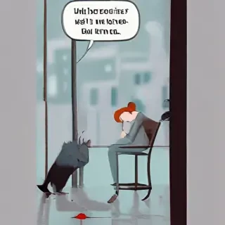 cartoon images of depression