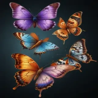 butterflies png transparent