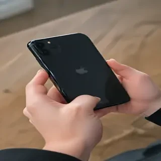 person holding phone