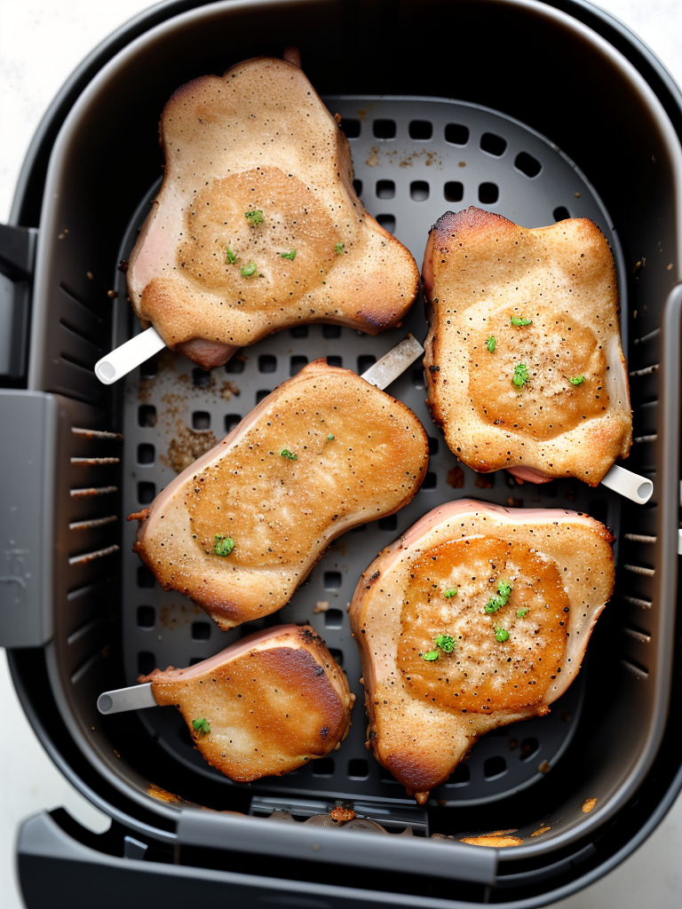 shake n bake pork chops in air fryer