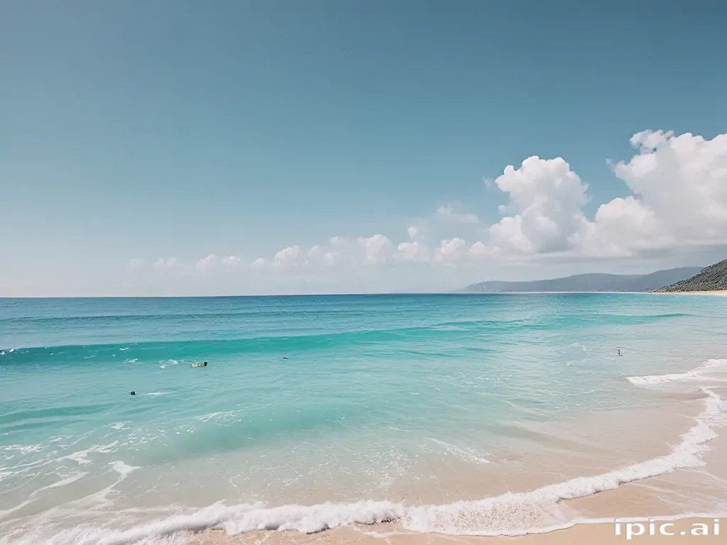 ios beach wallpaper