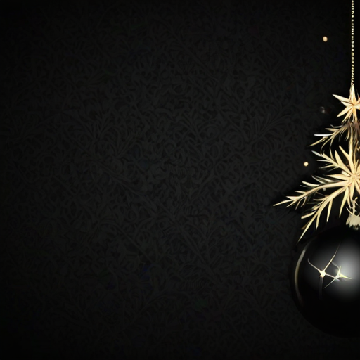dark christmas wallpaper
