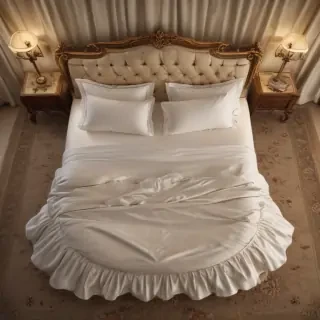 bed top view