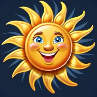 sun cartoon png