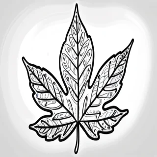 leaf doodle