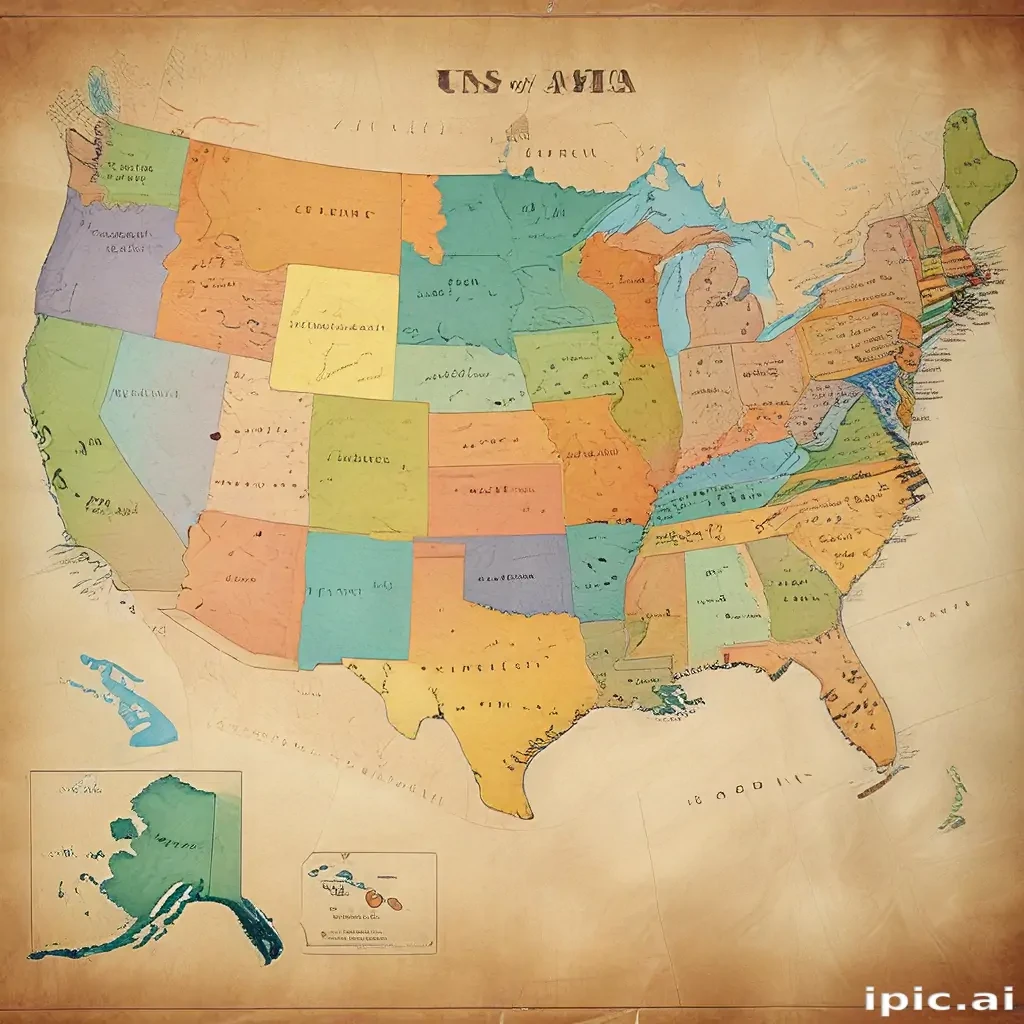 map of usa