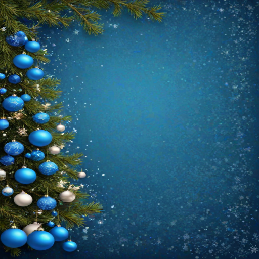 blue christmas bg