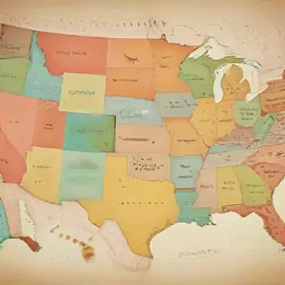 map of united states of america
