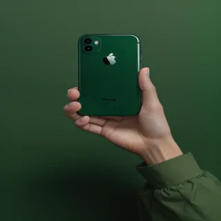 green background iphone