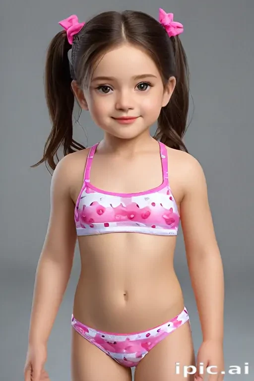 ai art little girl bikini