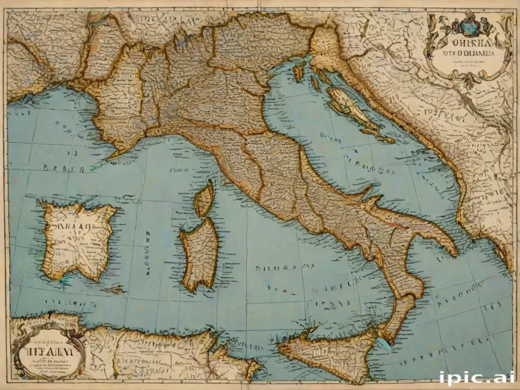 map of italy