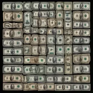 money with transparent background