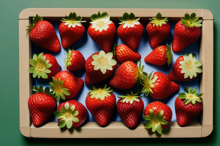 how many strawberries in a flat