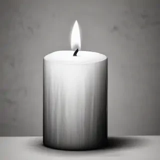 candle drawing