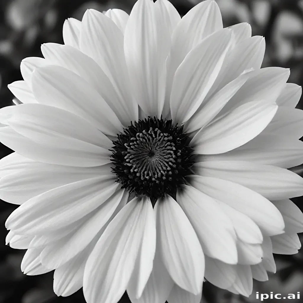 flower images black and white