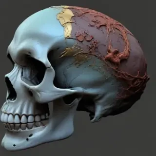 png skull