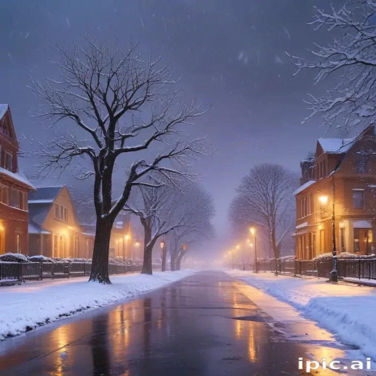 snowing iphone wallpaper