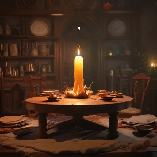 background with table