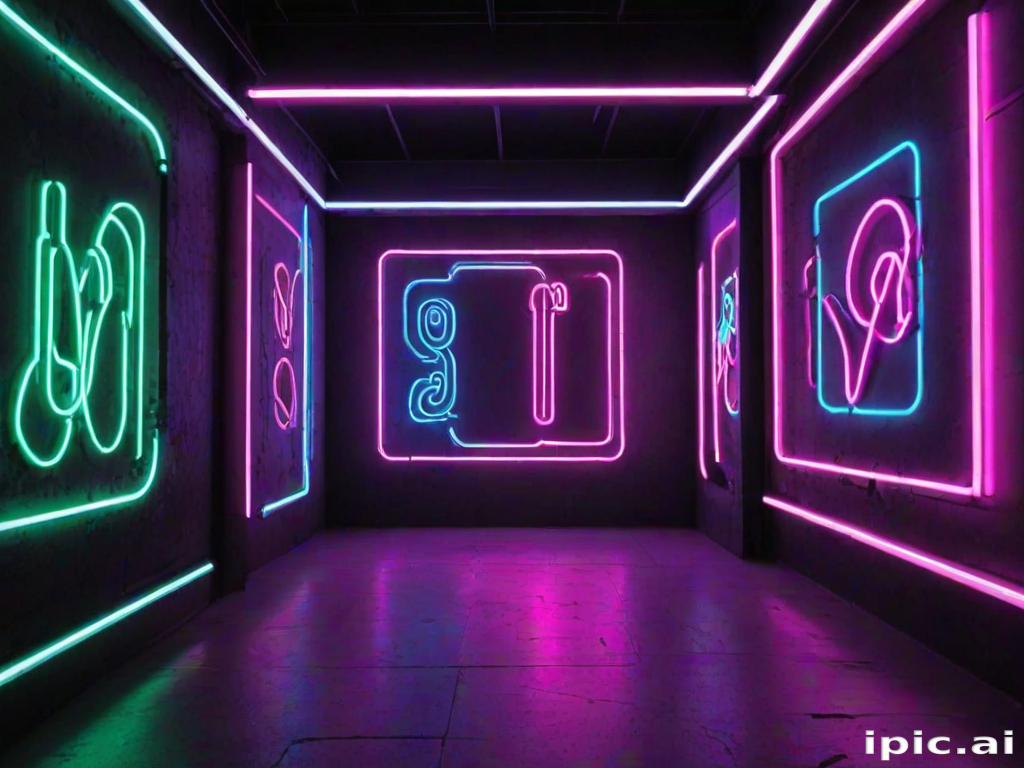 neon background aesthetic