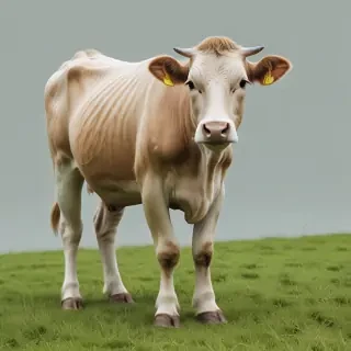 transparent cow