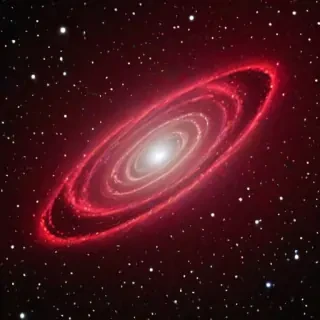 galaxy red wallpaper