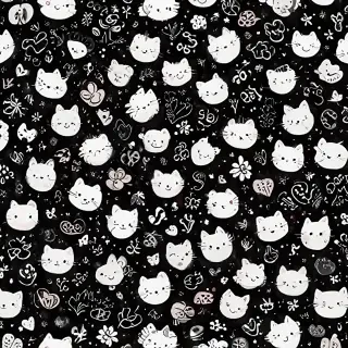 cute backgrounds black
