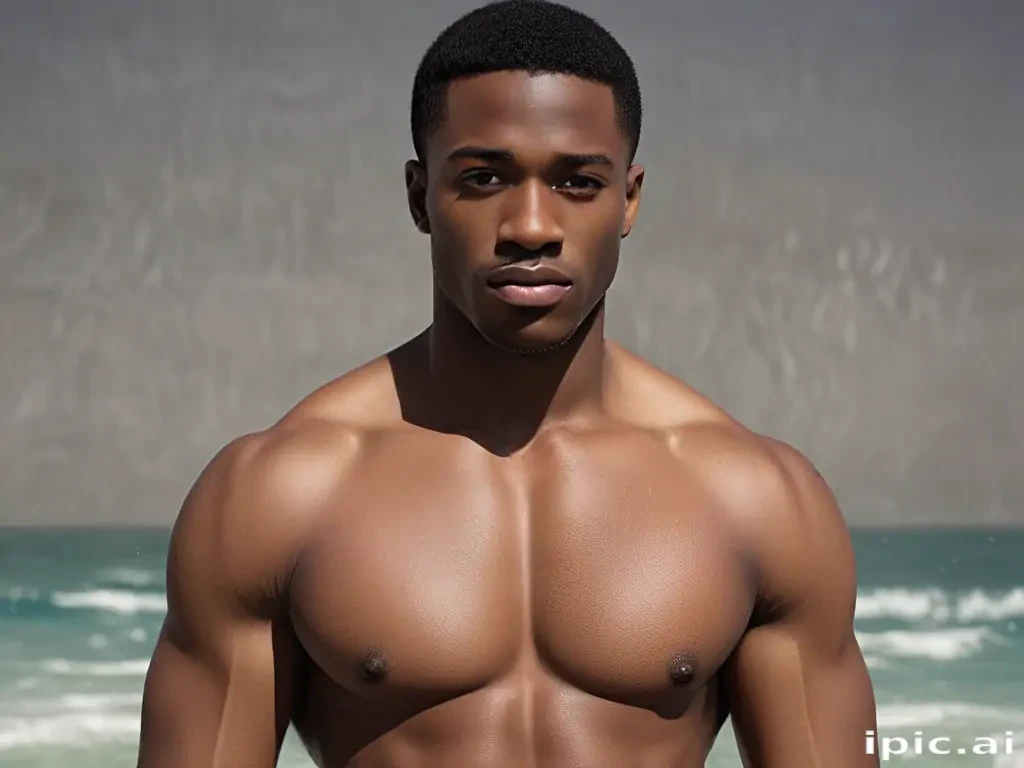 black male shirtless