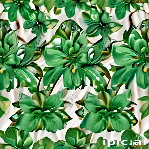 green flower png