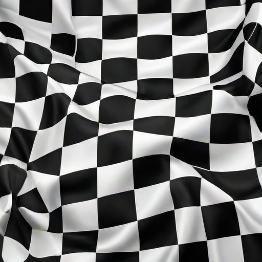 black and white checkered background