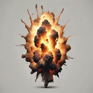 explosion transparent png