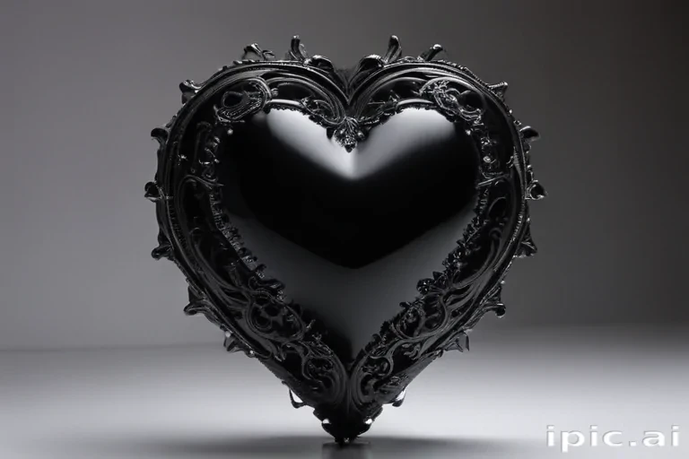black heart pic