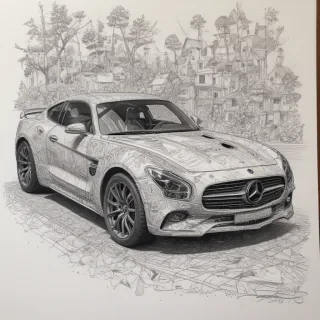 car doodle