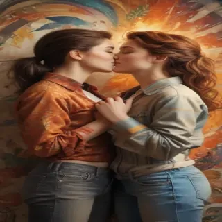 lesbians having fun